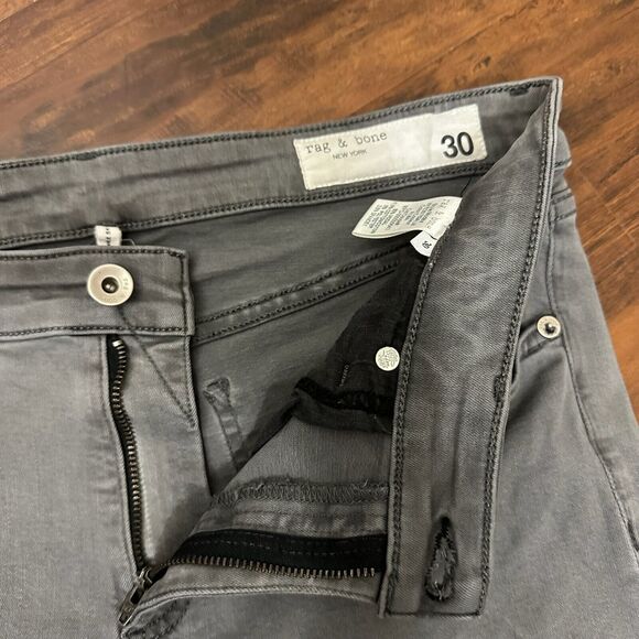 RAG & BONE Cate Jeans Alma Mid Rise Ankle Skinny Frayed Chewed Hem - Picture 9 of 15